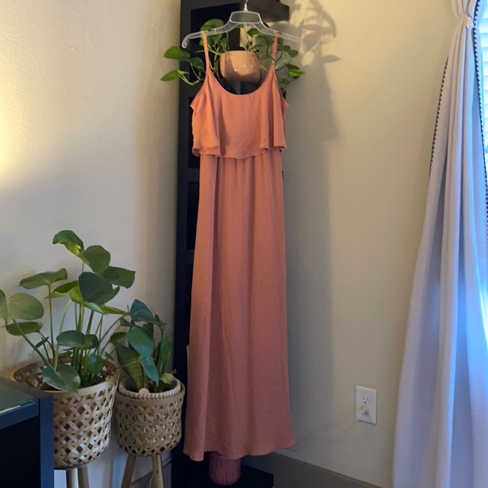 Show Me Your Mumu Caitlin Ruffle Maxi Dress
